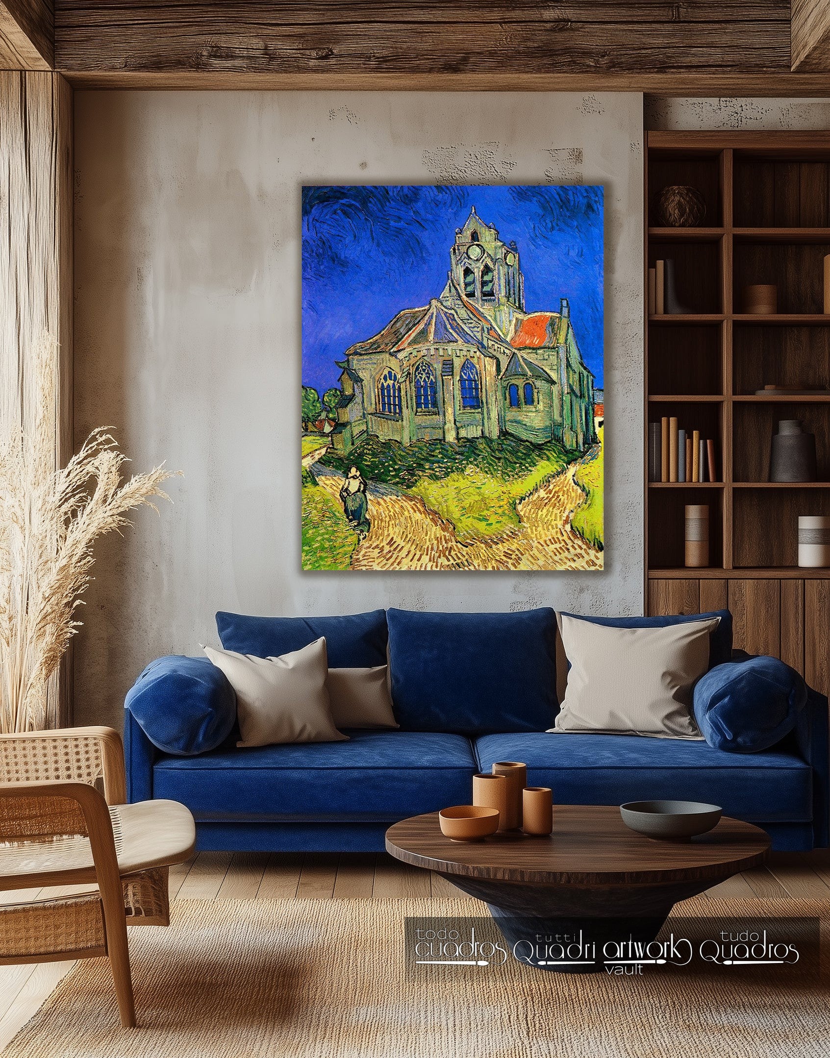 A igreja de Auvers, Van Gogh