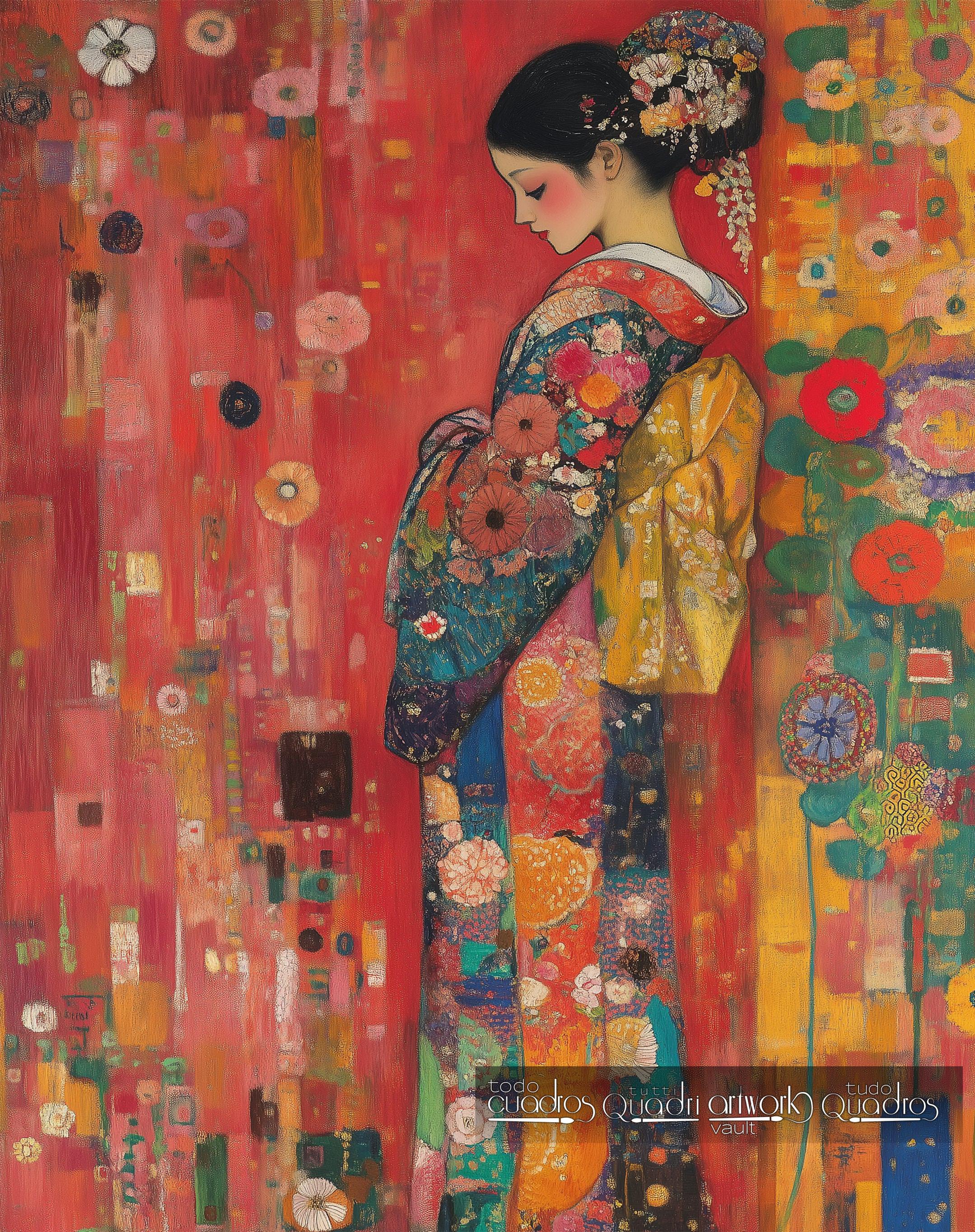 Harmonia do Oriente, estilo Klimt