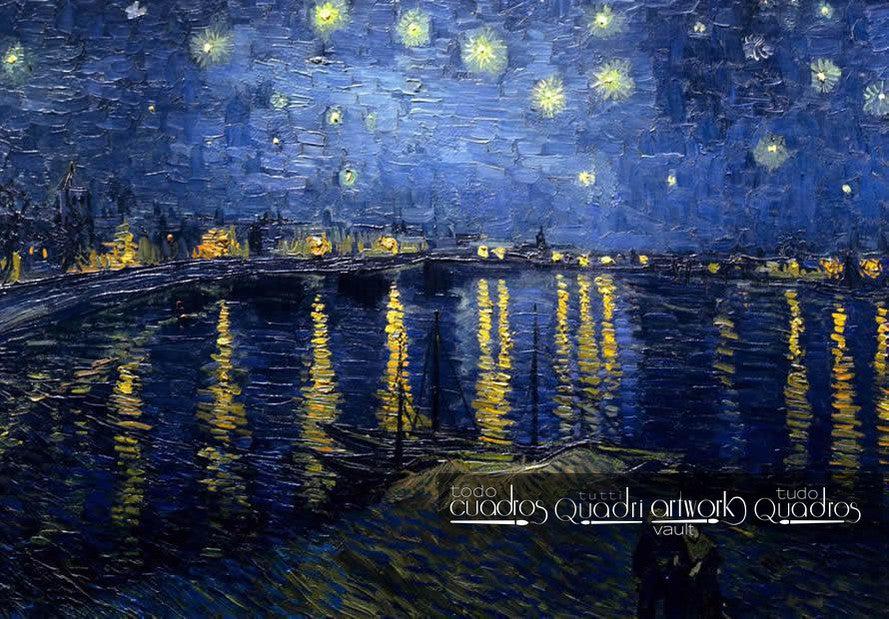 Noite estrelada sobre o Ródano, Van Gogh