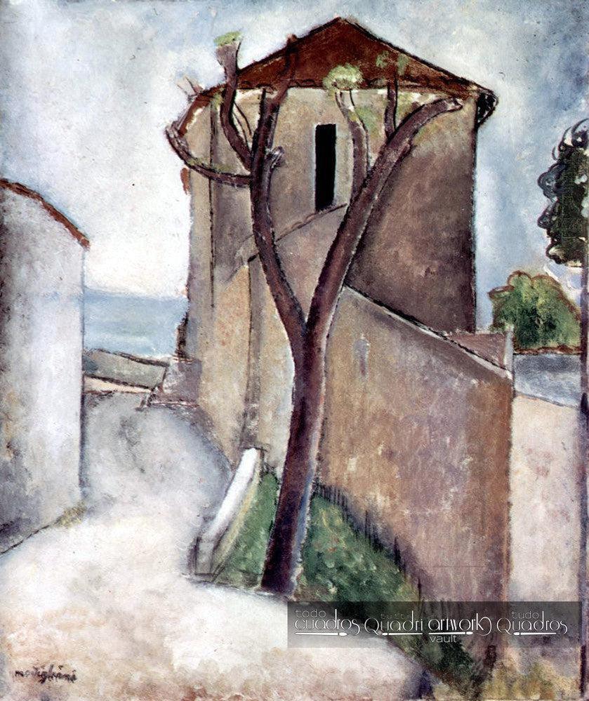 Árvore e Casa, Modigliani