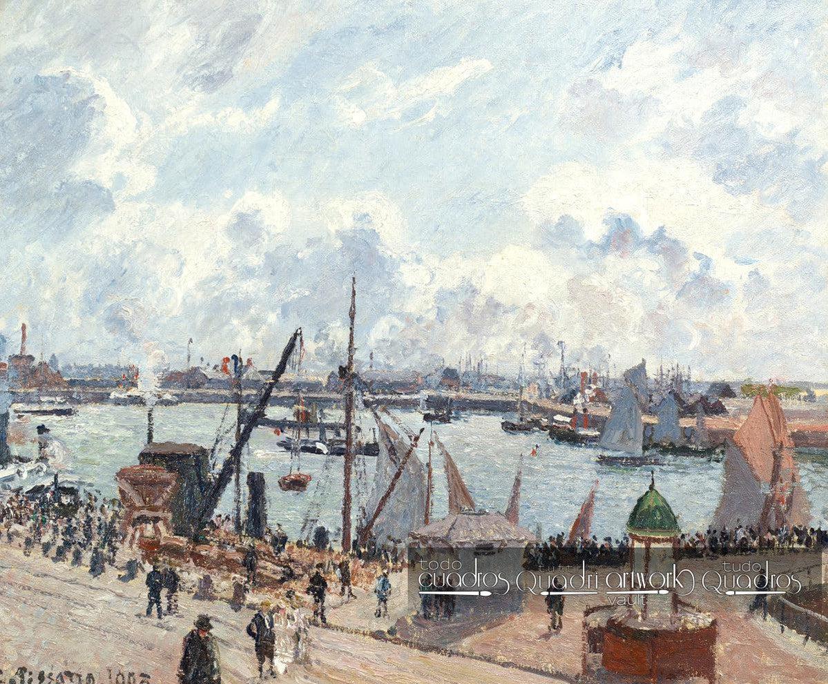 O Antepuerto de Havre pela Manhã, Pissarro