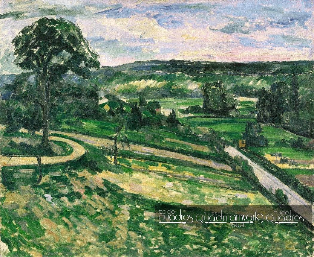 A árvore na curva, Cézanne