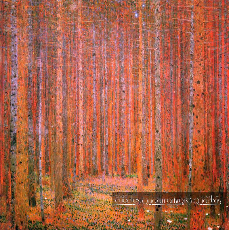 O bosque de bétulas, Klimt
