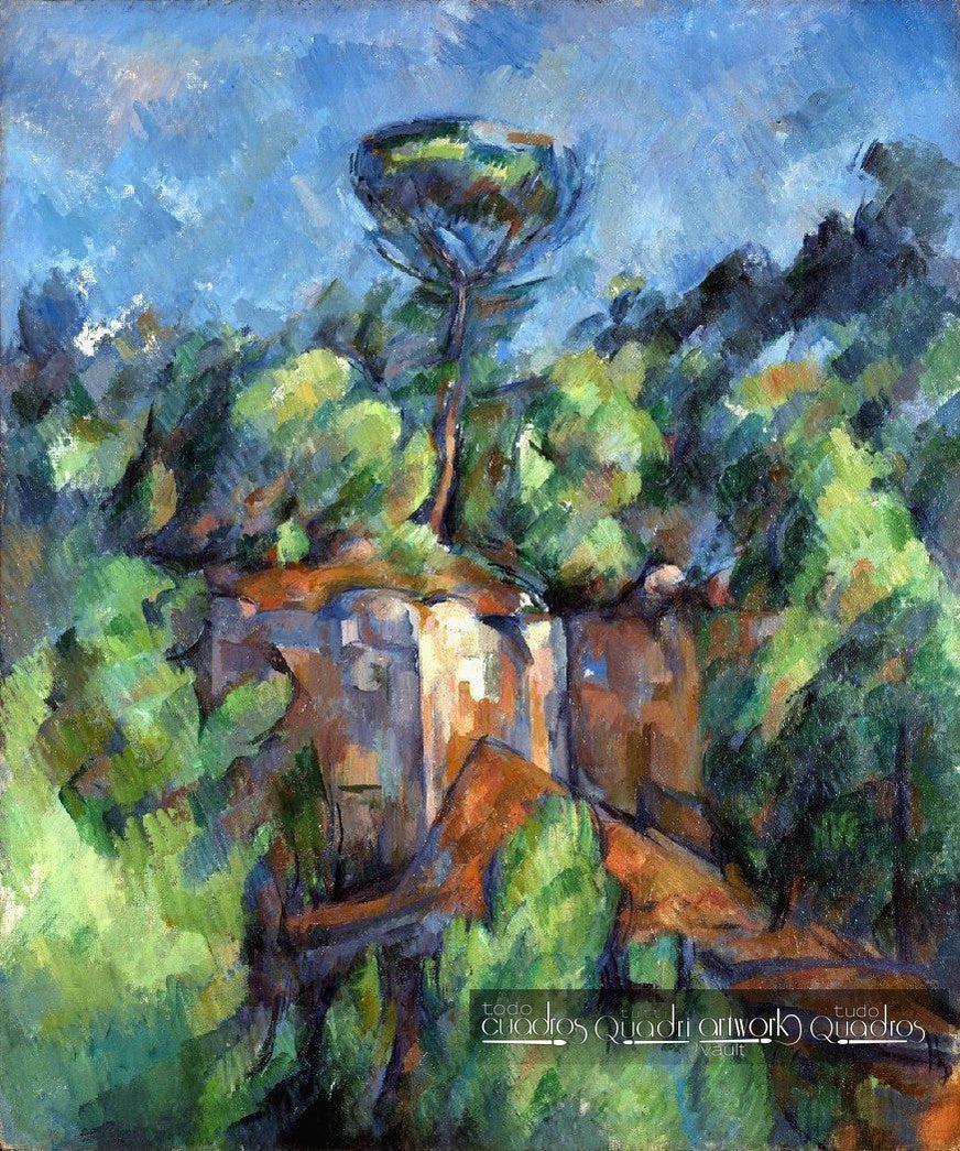 Pedreira em Bibémus, Cézanne