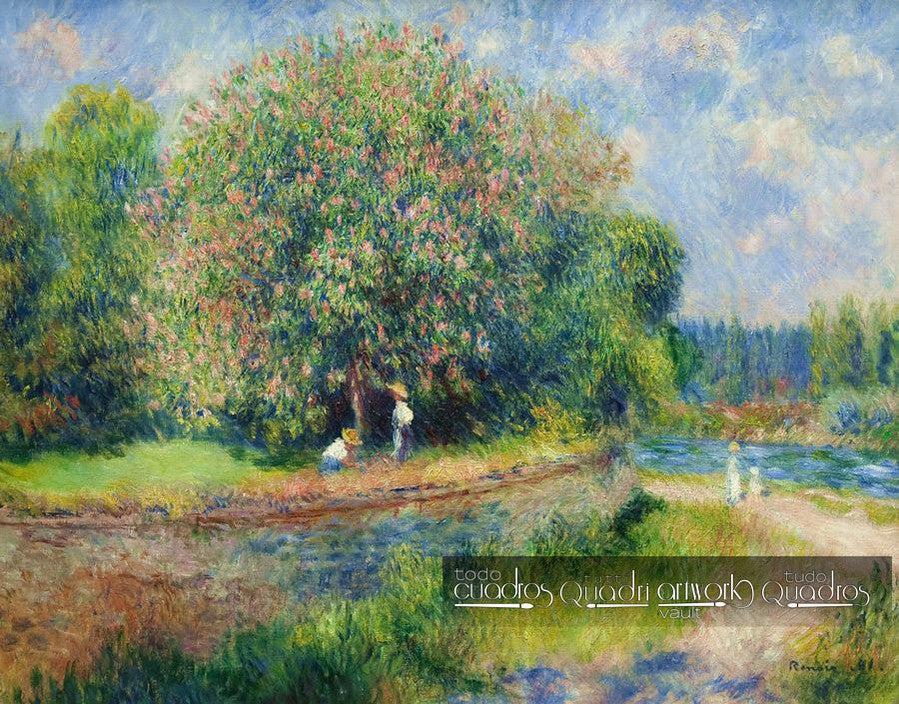 Castanheira em flor, Renoir