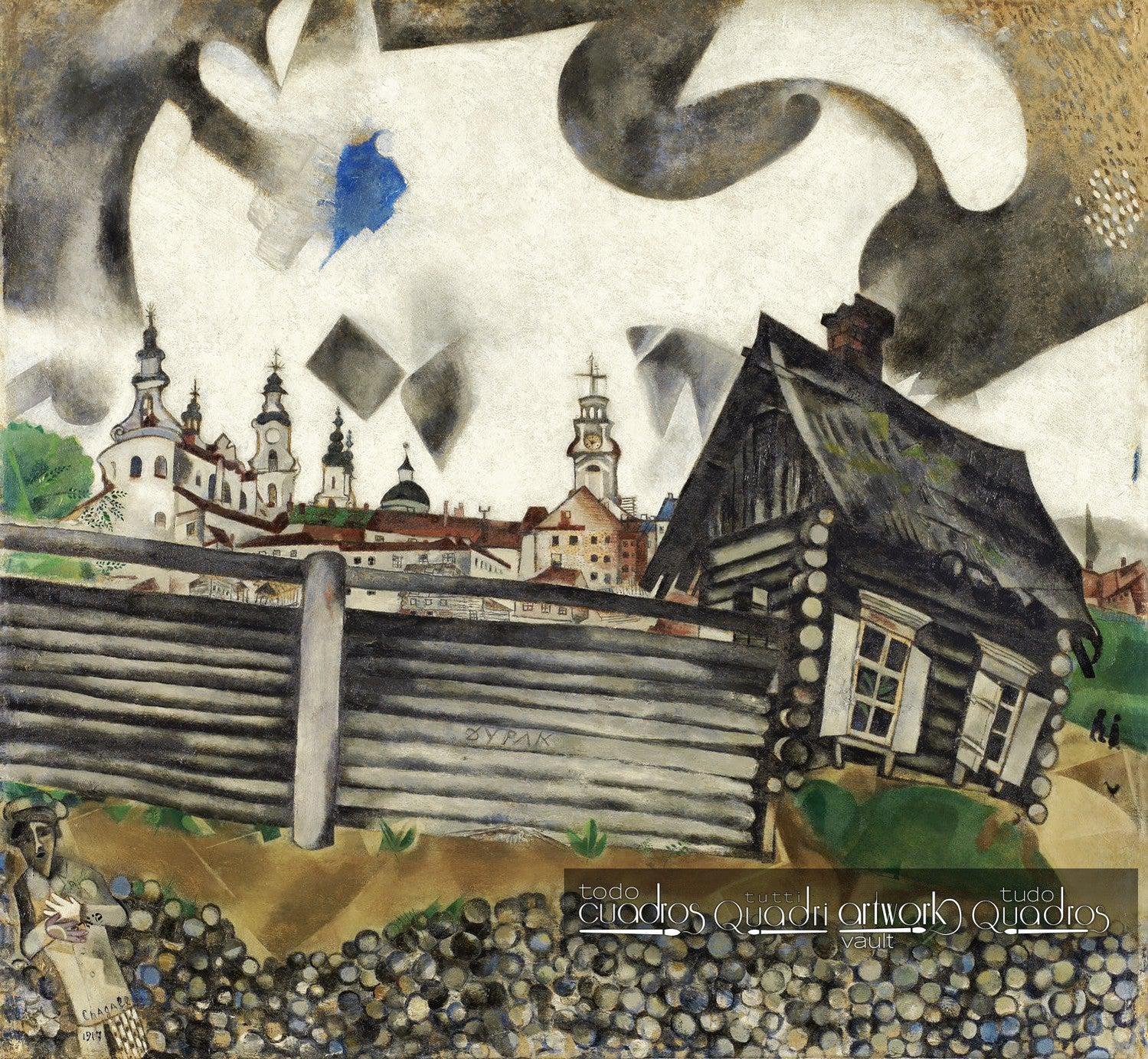 A casa cinza, Chagall