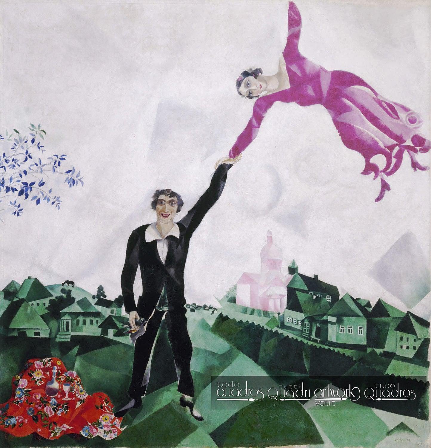 O passeio, Chagall