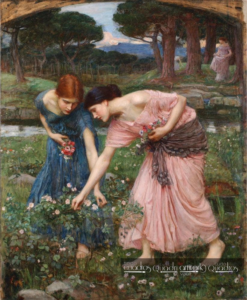 Gather Ye Rosebuds While Ye May (1909), J. W. Waterhouse