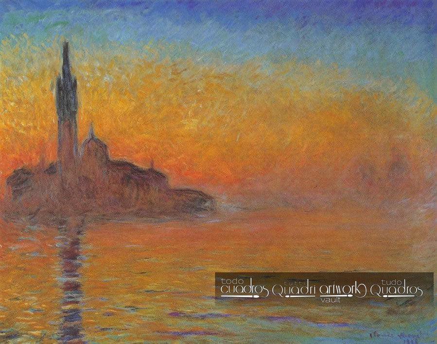 Crepúsculo em Veneza, Monet