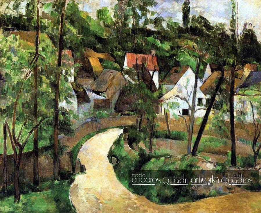Curva na estrada, Cézanne