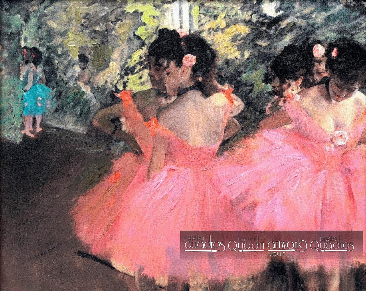 Dançarinos em rosa, Degas