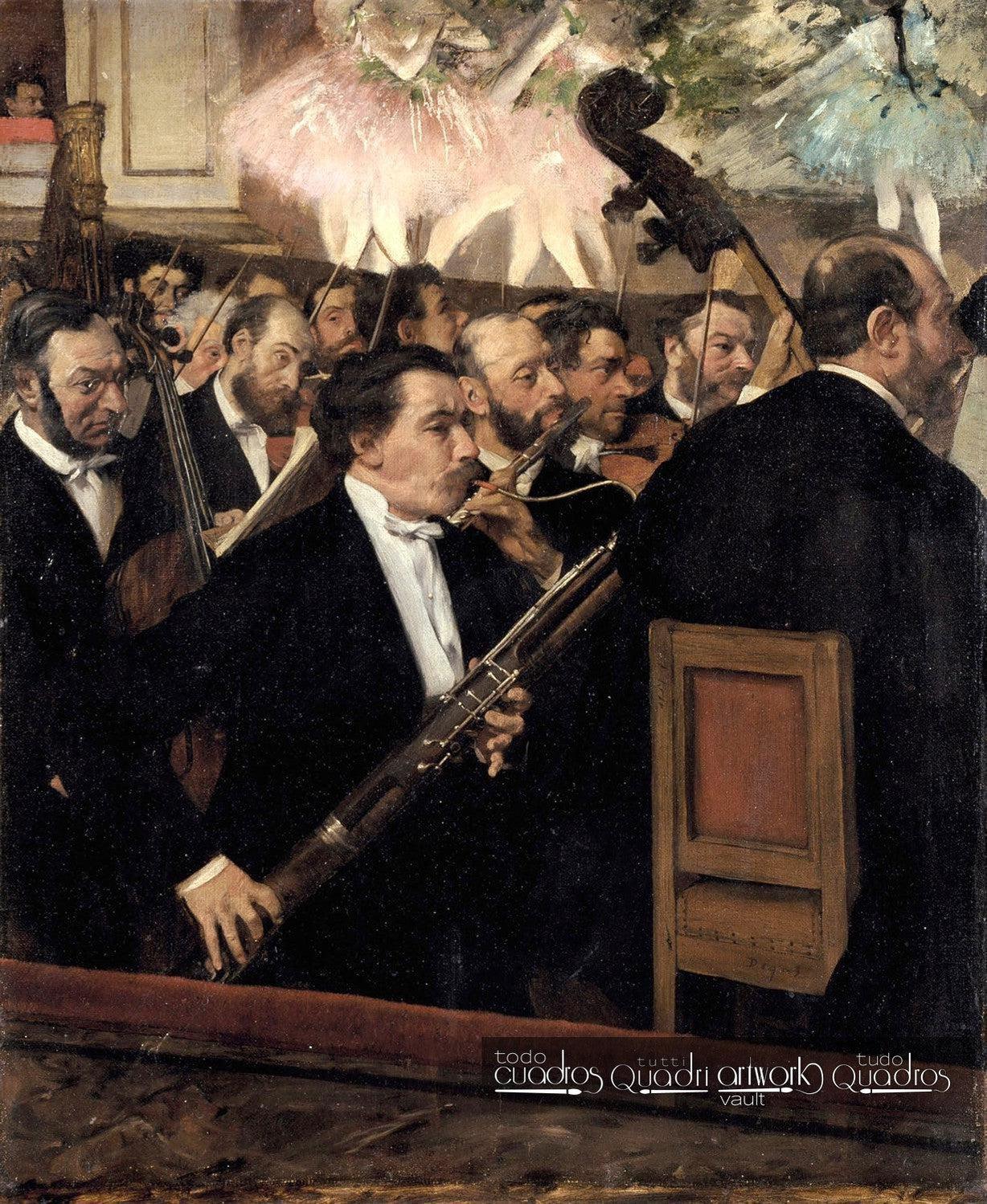 A orquestra da Ópera, Degas