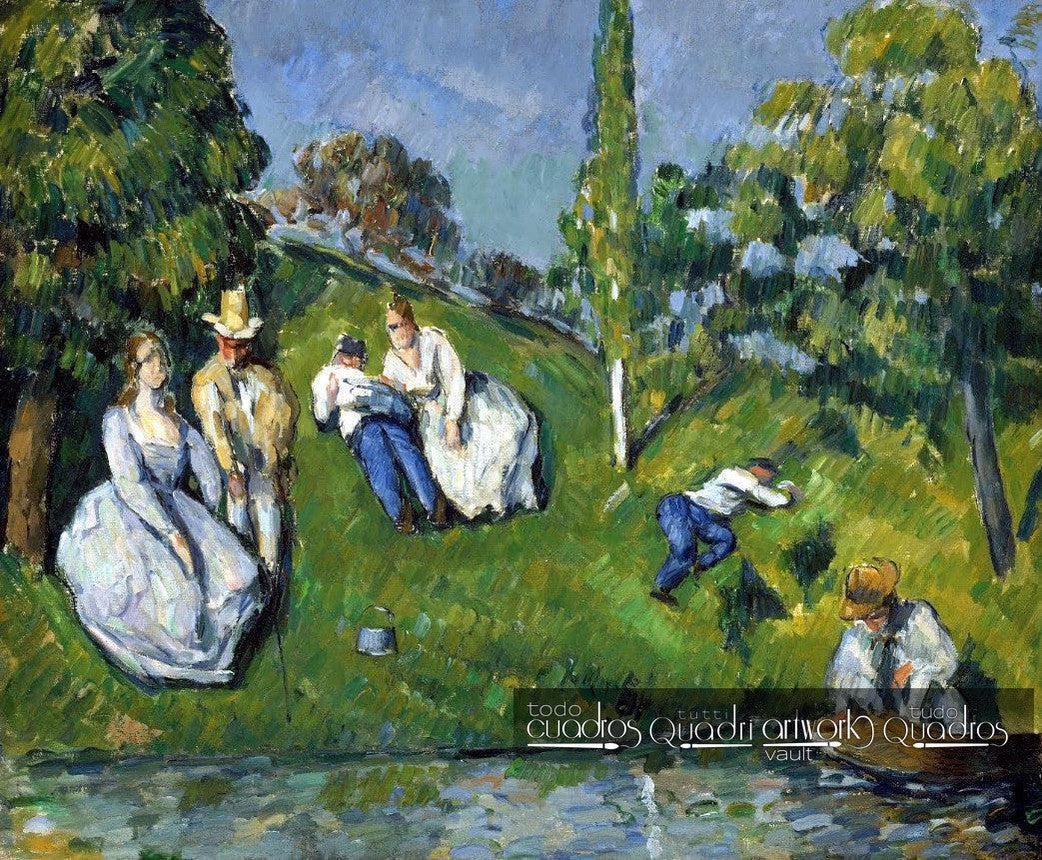 O lago, Cézanne