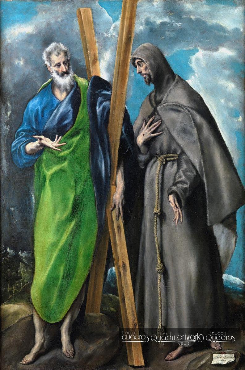 São André e São Francisco, El Greco