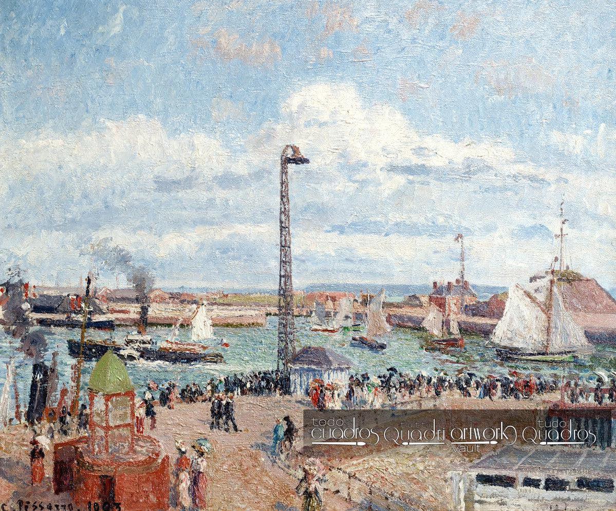 O Cais dos Pilotos em Havre, Pissarro