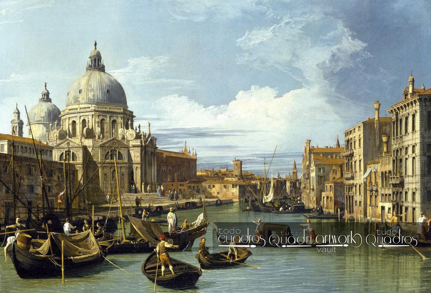 A Entrada do Grande Canal de Veneza, Canaletto