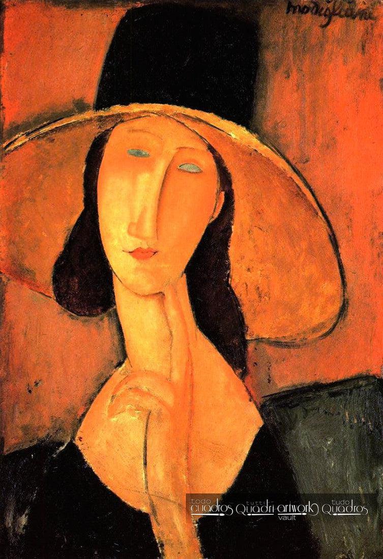 Jeanne Hébuterne com Chapéu, Modigliani