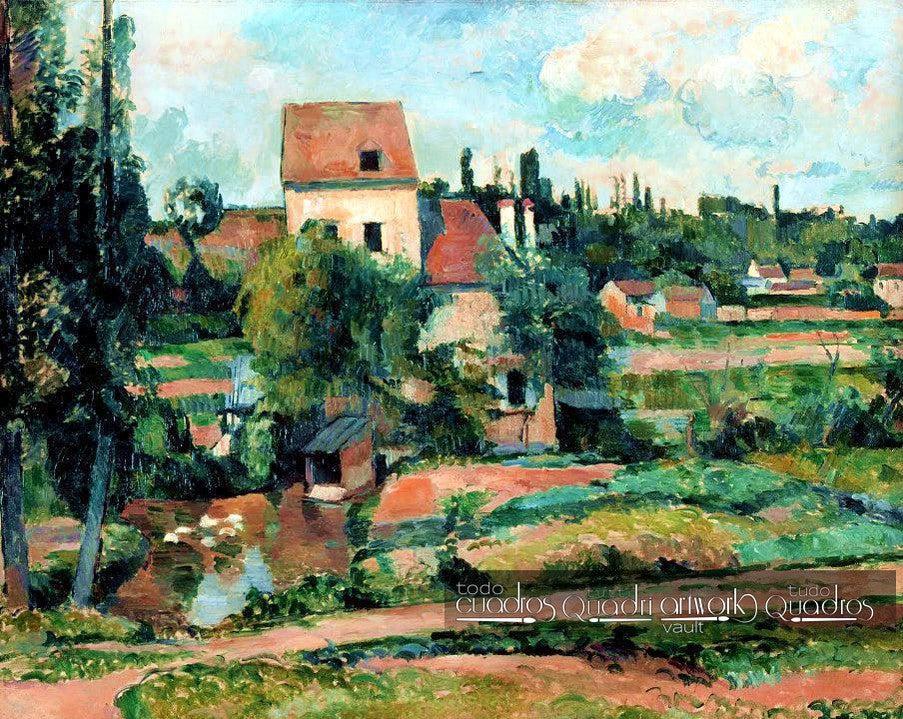 Moinho Couleuvre em Pontoise, Cézanne