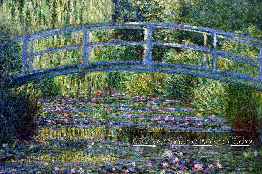 O lago com nenúfares, harmonia verde, Monet