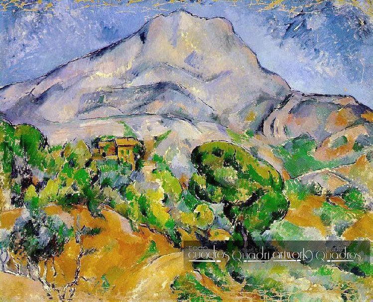 Estrada Antes das Montanhas, Sainte-Victoire, Cézanne