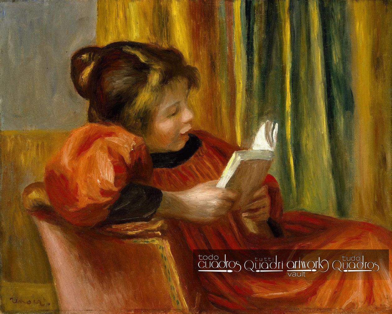 Menina a ler, Renoir