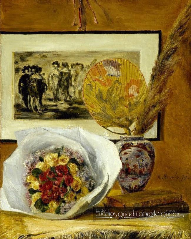 Natureza morta com buquê, Renoir
