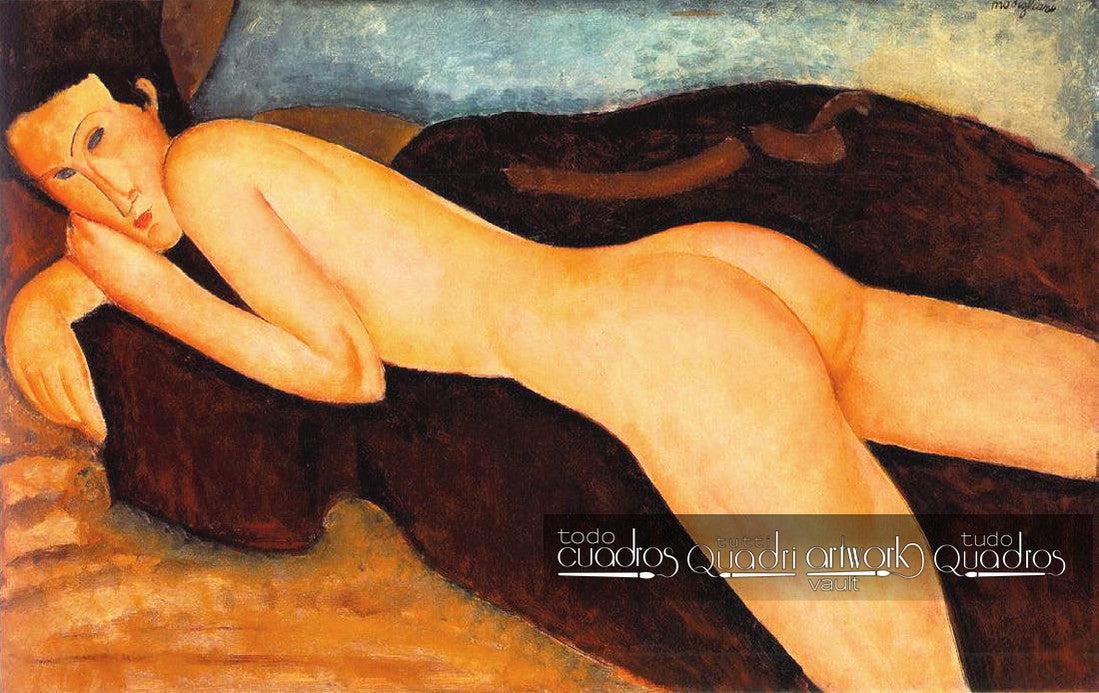 Nu reclinado de costas, Modigliani