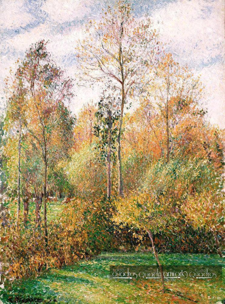 Outono, Choupos, Éragny. Pissarro