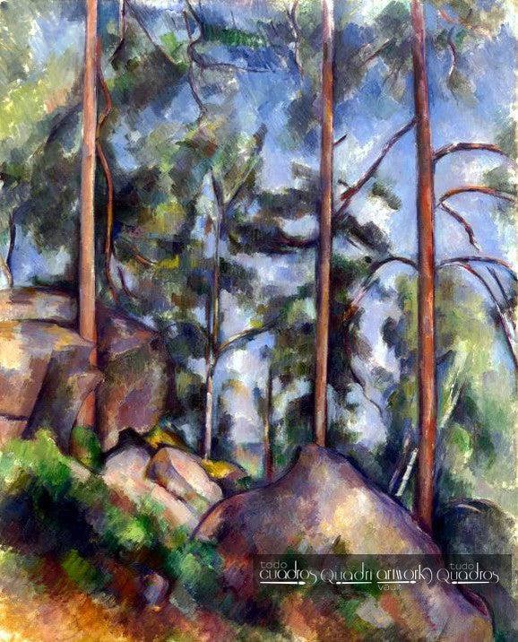 Pinheiros e rochas, Cézanne