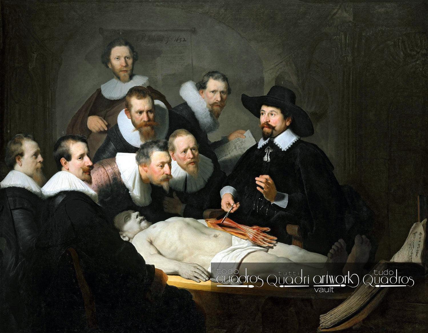 A lição de anatomia do Dr. Tulp, Rembrandt
