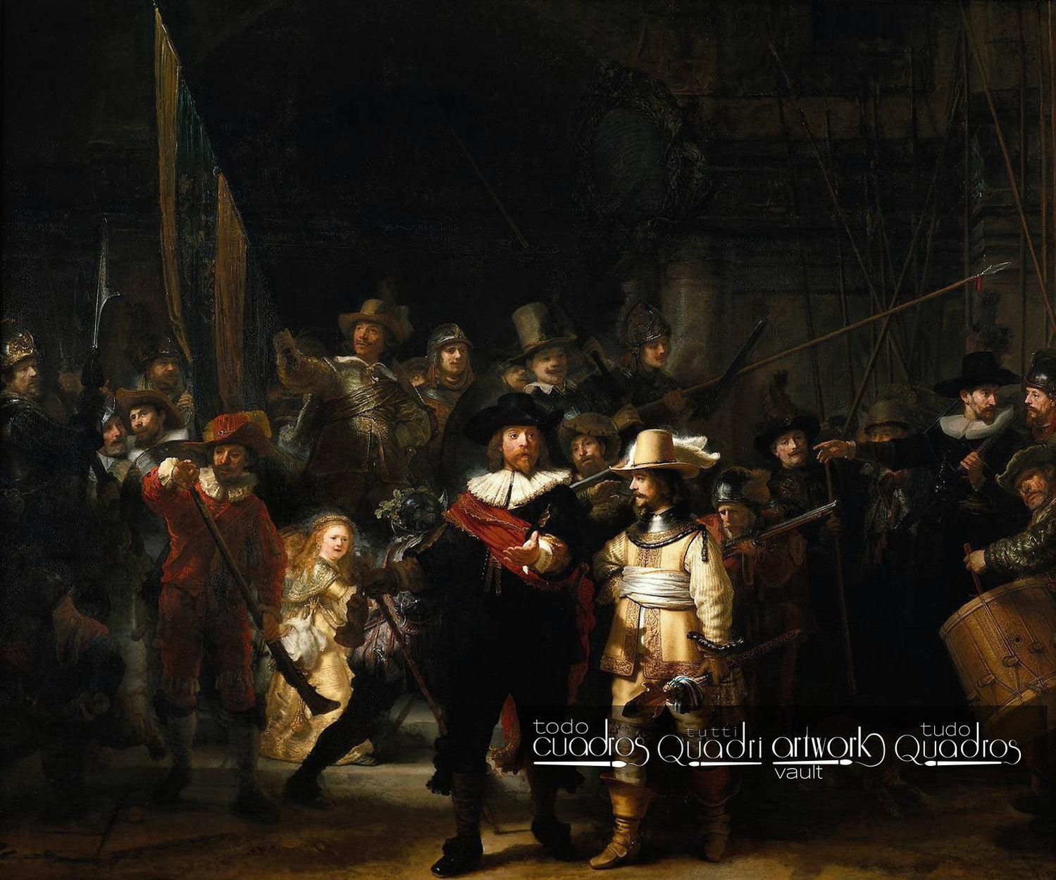 A ronda noturna, Rembrandt