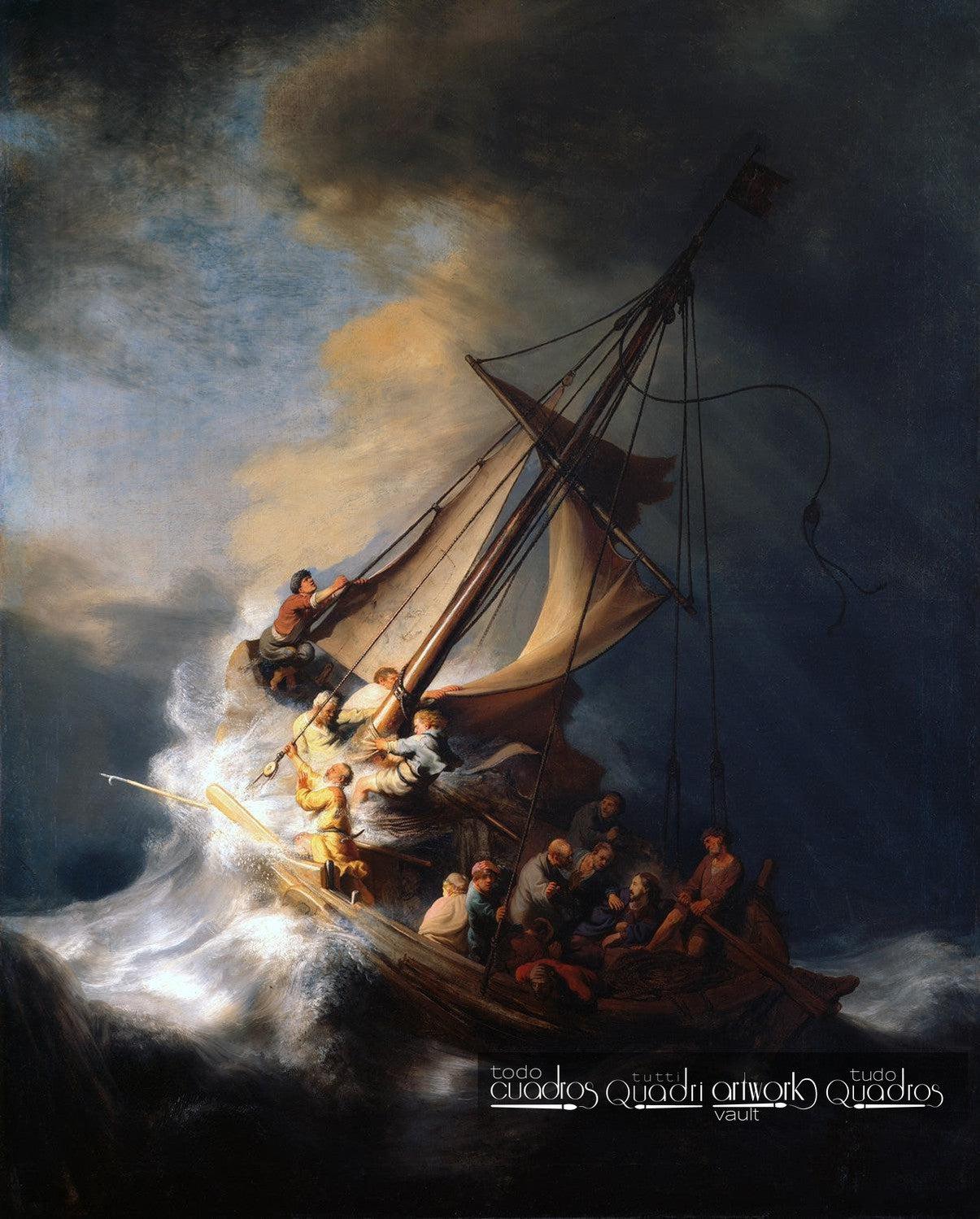 Tempestade no mar da Galileia, Rembrandt