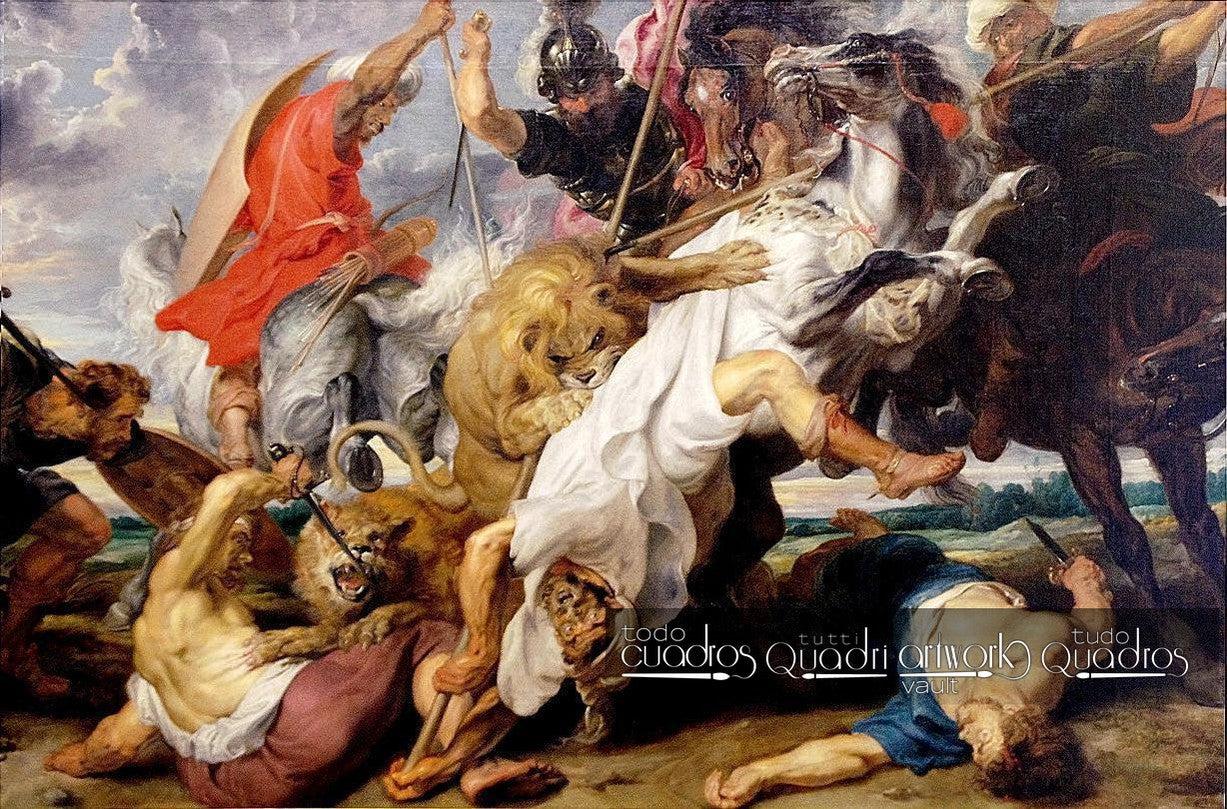 Caça ao leão, Rubens
