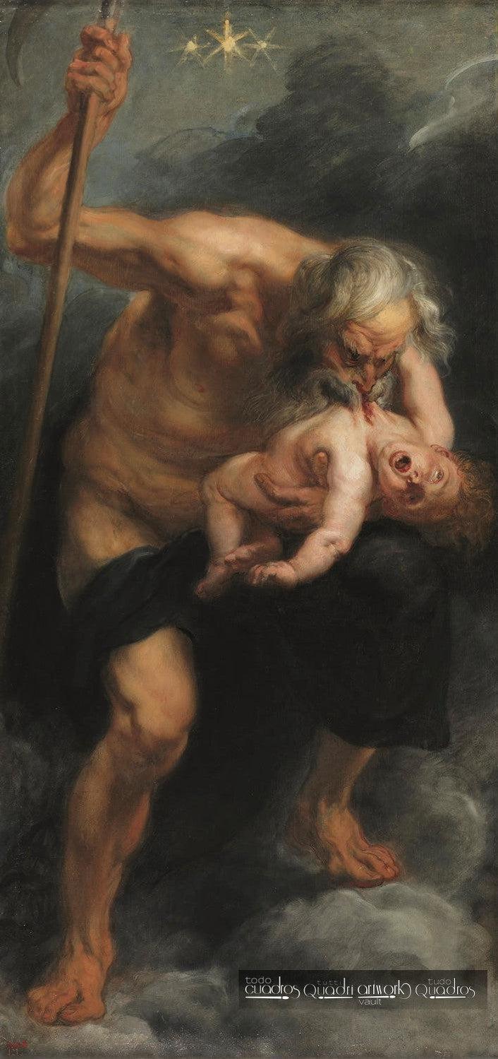 Saturno devorando seus filhos, Rubens