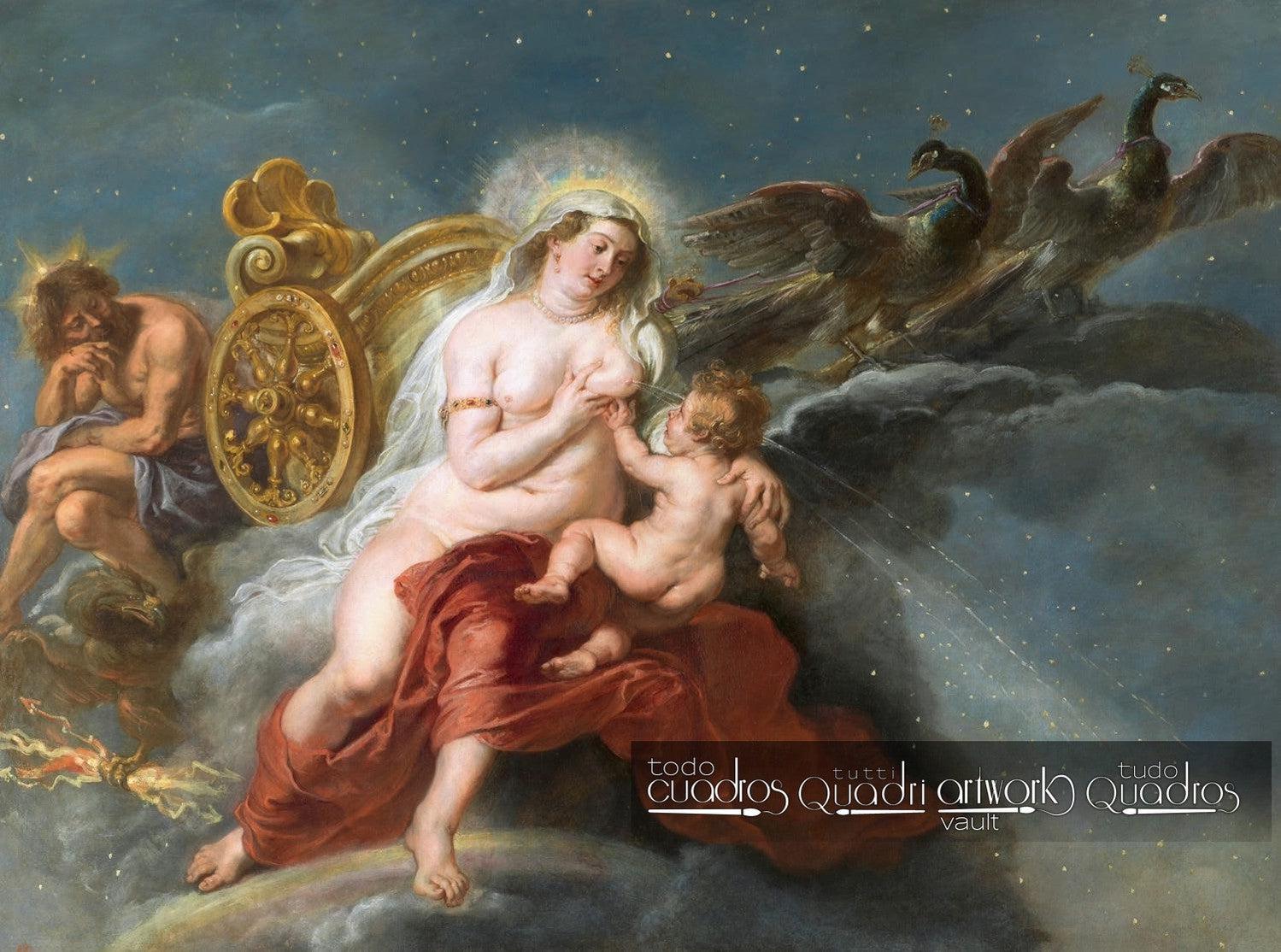 O nascimento da Vía Láctea, Rubens