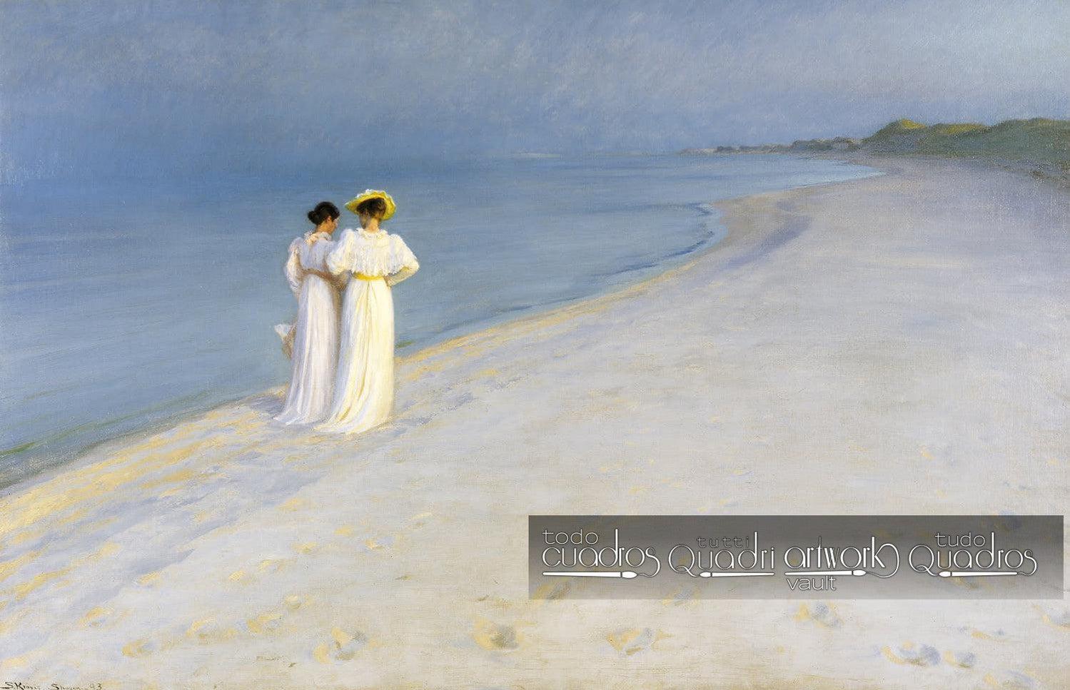 Tarde de Verão na Praia de Skagen, P. S. Krøyer