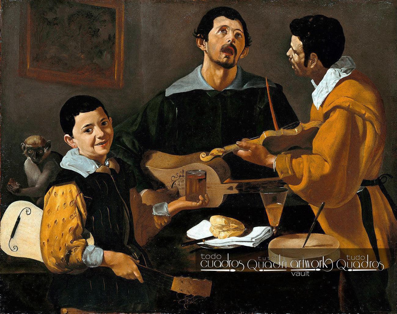 Três músicos, Velázquez